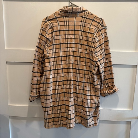 Rue+ Tan and Black Plaid Jacket - Picture 6 of 7